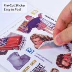 Vintage Washi Stickers for Aesthetic Journals