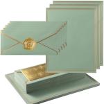Elegant 50-Pack Sage Green Stationery Set