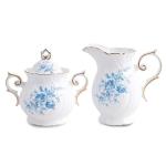 Ceramic Sugar and Creamer Set with Lid
