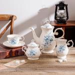 Ceramic Sugar and Creamer Set with Lid