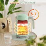 Vintage-Style Electric Tea Kettle with Auto Shut-Off