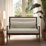 Lily Pond Loveseat - Coastal Cottage Charm