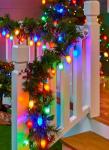 Multicolor Vintage C9 LED String Lights, 50 Feet