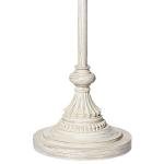 Vintage Shabby Chic Floor Lamp with Fringe Shade