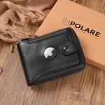 Leather Wallet with RFID Protection & AirTag Slot