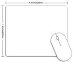 Art Mousepad Featuring Declaration of Independence Design