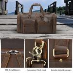 Stylish Leather Travel Duffel for Men