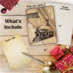 Vintage Steam Train 3D Pop Up Birthday Card