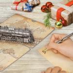 Vintage Steam Train 3D Pop Up Birthday Card