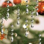 30 Pack Teardrop Tree Ornaments | Elegant Festive Décor