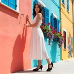 Vintage Black Velvet T-Strap Mary Jane Pumps