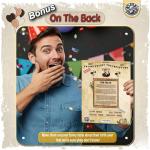 Birthday Newspaper Card - Vintage Celebration