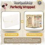 Birthday Newspaper Card - Vintage Celebration