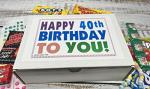 Nostalgic Candy Gift Box for 40th Birthday