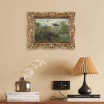 Vintage Canvas Wall Art: Garden Flower Print