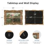 Vintage Canvas Wall Art: Garden Flower Print