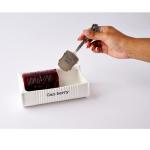 Ceramic Cranberry Serving Dish and Spatula Set