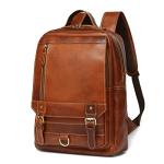 Vintage Leather Backpack for Men – Travel Ready