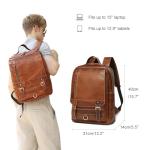 Vintage Leather Backpack for Men – Travel Ready