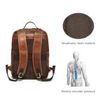 Vintage Leather Backpack for Men – Travel Ready