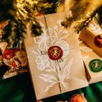 Lion Shield Wax Seal Stamp with Wooden Handle