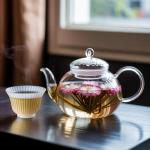 12-Pack Teabloom Flowering Tea Gift Canister in 12 Varieties