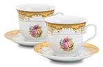 Vintage Rose Teacup and Saucer Set