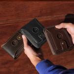 Leather Wallet with RFID Protection & AirTag Slot