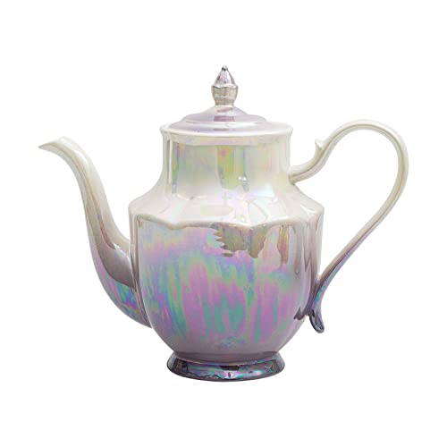 Purple Ceramic Teapot: 37 Oz, Perfect for Tea 