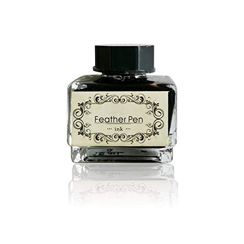 Black Calligraphy Ink for Fountain Pens Quill Pens 