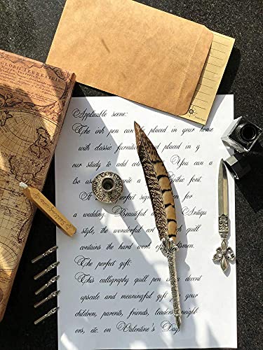Antique-Style Quill Pen Set