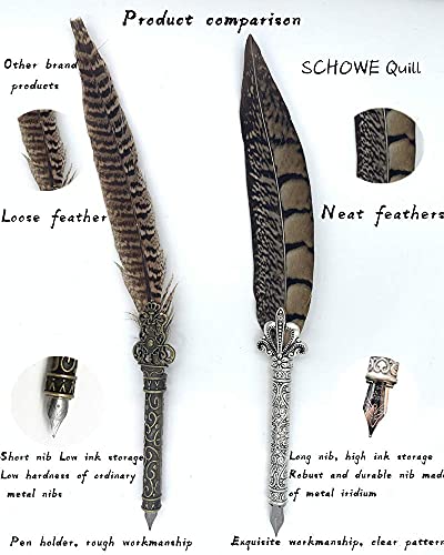 Antique-Style Quill Pen Set