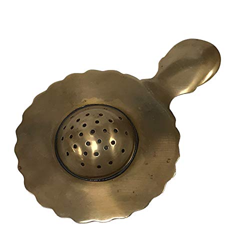 Schooner Bay Co. - 5 Brass Tea Strainer | Classic Historia