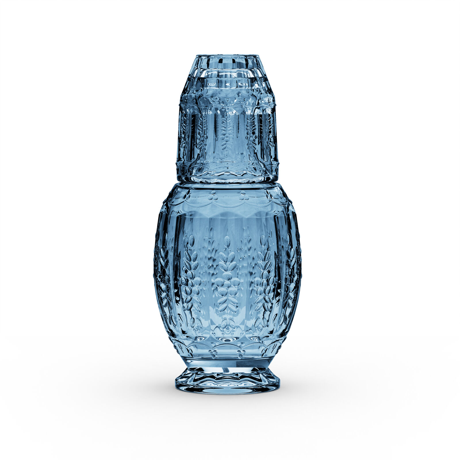 Elle Decor Vintage Bedside Water Carafe Set Blue | Classic Historia