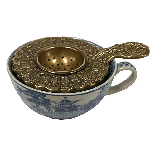 Schooner Bay Co. - 5 Brass Tea Strainer | Classic Historia