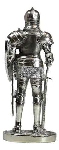 Ebros 7 Sir Geoffrey Knight Statue with Lion Shield | Classic Historia