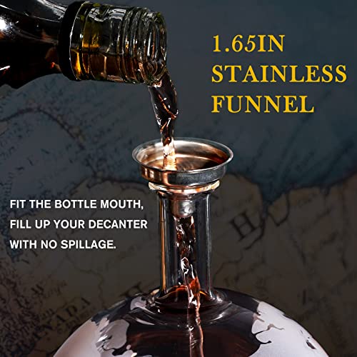 Globe Whiskey Decanter - Unique Gift for Him | Classic Historia
