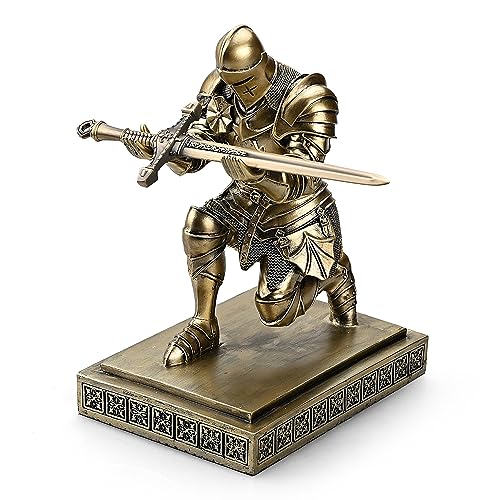 Medieval Knight Pen Holder with Letter Opener Gift 
