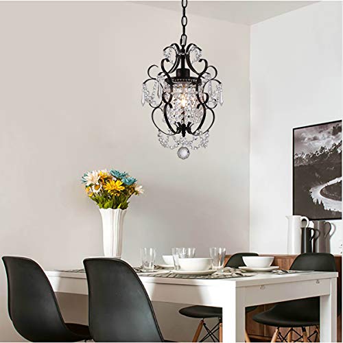 Elegant Mini Antique Bronze Crystal Chandelier Fixture | Classic Historia