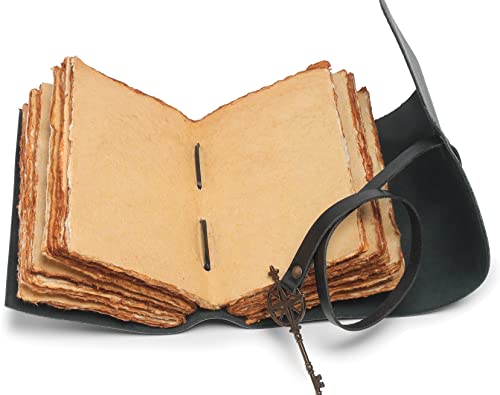 Black Alligator Print Leather Journal 