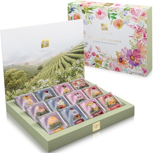 Teabloom Flowering Tea Chest - 12 Gourmet Flowering Teas