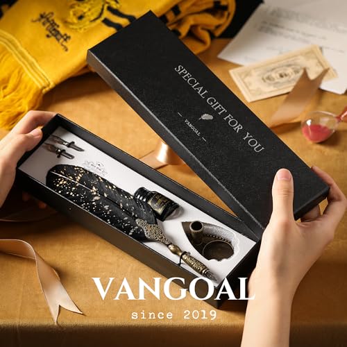 Luxury Vintage Calligraphy Writing Feather Pen Set