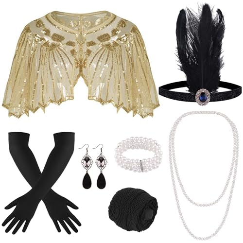 1920s Flapper Accessories Set 