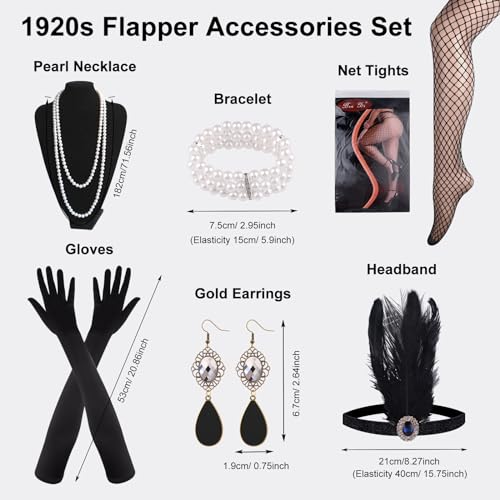 1920s Flapper Accessories Set 