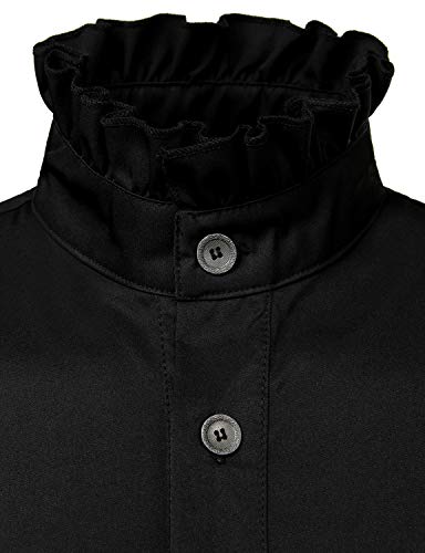 Mens Ruffle Pirate Shirt for Renaissance Cosplay