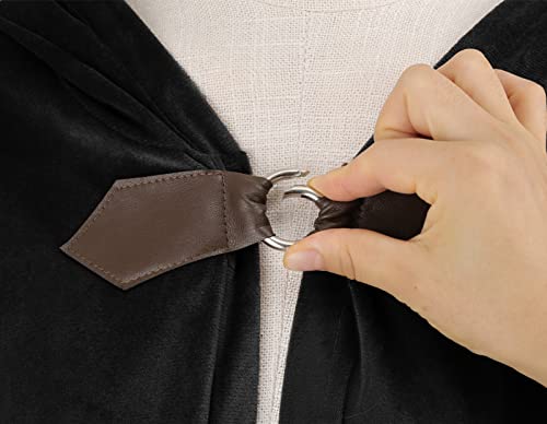 Velvet Hooded Cape for Men - Medieval Costume