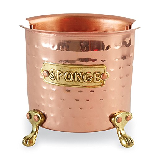Copper Kitchen Sponge Holder Caddy by Mud Pie
