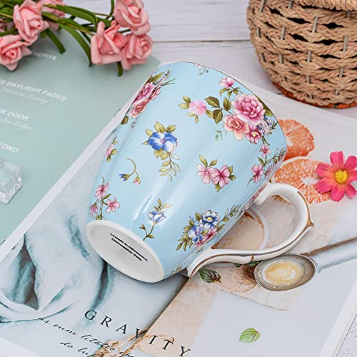 Flora Bone China Mug for Special Occasions