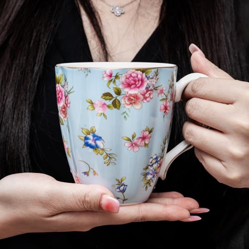 Flora Bone China Mug for Special Occasions