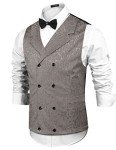 Paisley Brocade Suit Vest